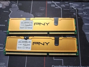 PNY 64COMHHHJ-HS 8GB (2 X 4GB) DDR3-1333 Desktop Memory RAM - Picture 1 of 2