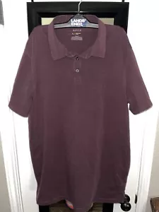 Apt. 9 Premier Flex Polo Style Shirt Short Sleeve Mens XL Maroon - Picture 1 of 4