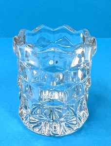Fostoria American Toothpick Holder 2 1/4 x 1 7/8 Inch In Great Shape - Picture 1 of 4