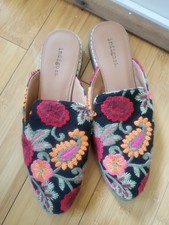 indigo rd hayze mule floral