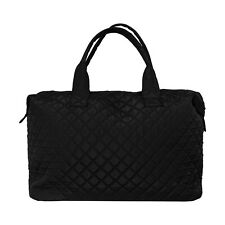 Alexis Bendel Black Nylon Travel Duffle Tote Bag For Women