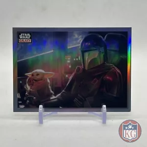 2023 Topps Star Wars Galaxy Chrome Refractor Wing Man #44 - Picture 1 of 2