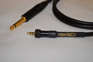Pro Grade WaxWorx Sennheiser Wireless Locking to Neutrik Gold Instrument Black   - Picture 1 of 3