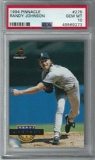 1994 PINNACLE #278 RANDY JOHNSON PSA 10 GEM MINT HOF POP 10 MARINERS 