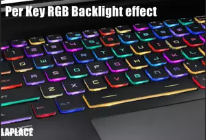 Teclado retroiluminado RGB por tecla de EE. UU. para MSI MS-16Q4/GS65 Stealth 9SE/9SD/9SF/9SG - Imagen 1 de 2