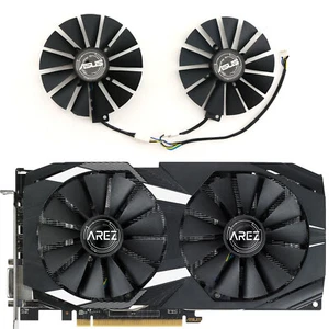 for ASUS STRIX RX570/RX580 Cooling Fan Graphics Card Accessories Black 12V - Picture 1 of 8