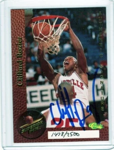 1995 Superior Pix Autographs #15 Clifford Rozier #1478/2500 - Picture 1 of 2