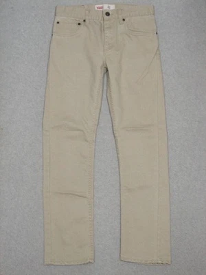 QD05401 **LEVI'S** 511 JEANS AJUSTADOS JUVENILES talla 16R (msr 29"x28.5") BEIGE Foto 1 de 4