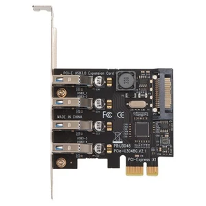 PCI E Zu USB 3.0 Erweiterungskarte 5GB Übertragung 4 Ports 15Pin Hintere US CHP - Bild 1 von 22