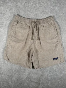 Patagonia Herren Baggies Natural Short Khaki Beige Hanf Baumwolle Medium Kordelzug - Bild 1 von 10