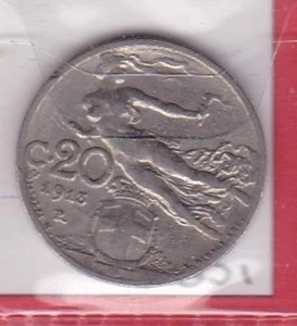 A601: Moneta Coin Vittorio Emanuele III - 20 Centesimi 1913 Libertà - Picture 1 of 1
