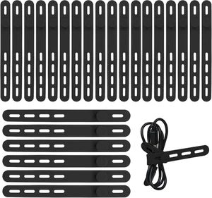Organizador de cables de silicona reutilizable y lavable 24 piezas - Imagen 1 de 10