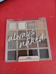 Paleta Wet n Wild Always Naked, maquillaje de ojos neutro desnudo, mezclable, cálido A2 - Imagen 1 de 1