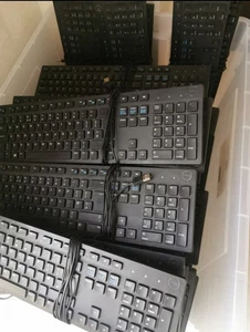 Dell Multimedia Keyboard KB216 - Used, Excellent Condition | 72x Unit - Picture 1 of 3