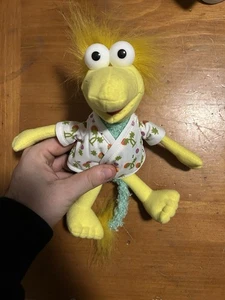 Peluche pupazzo 17" Fraggle Rock giallo WEMBLEY JIM HENSON - Foto 1 di 3