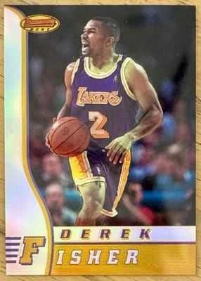 Derek Fisher 1996-97 Bowman’s Best Refractor RC #R15 | Los Angeles Lakers Foto 1 de 2