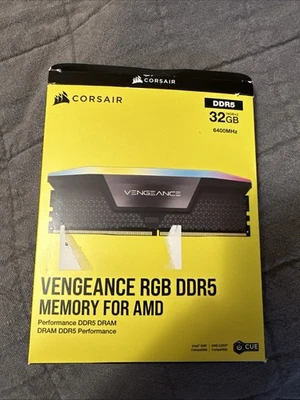 Corsair Vengeance RGB DDR5 RAM 32GB (2x16GB) 6400MHz CL36-48-48-104 - Image 1 of 4