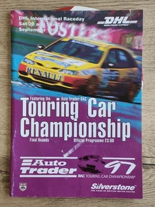 1997 Silverstone DHL Auto Trader BTCC Raceday Programme - 20/21st  Sept - Finals - Picture 1 of 3