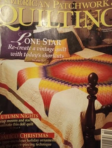 October 1994 American Patchwork & Quilting Magazine Quilt Patterns - Picture 1 of 7