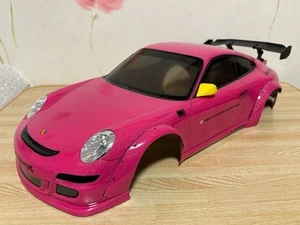 1/10 Tamiya Porsche 911 Gt3 Over Fender Pink Glitter Custom Radio Control Body D - Picture 1 of 8