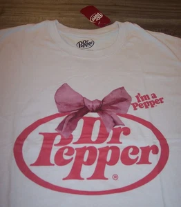 DR. PEPPER  SODA CHRISTMAS BOW Holiday T-Shirt MENS XL NEW w/ TAG Purple - Picture 1 of 4