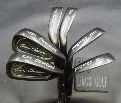 Set of 6 x Cleveland Tour Action TA5 Irons 5-PW Regular Steel Shafts Mixed Grips - Image 1 of 4