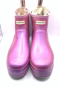Hunter Gummistiefel Damen rosa Größe 9 - Bild 1 von 7