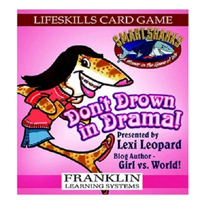 DONT DROWN IN DRAMA LIFE SKILLS CARD GAME FOR PRE-TEEN GIRLS FRANKLIN LEARNING - Picture 1 of 4