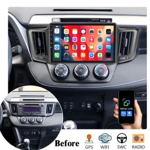 For 2013 2014 2015-2018 Toyota RAV4 10" Android 13 Carplay Car Stereo Radio GPS - Picture 1 of 17