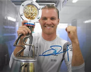 NICO ROSBERG signed 8x10 photo MERCEDES F1 - Picture 1 of 2