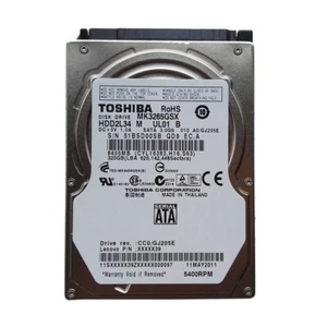 Toshiba MK3265GSX 320GB 5400RPM SATA 2.5" Laptop HDD Hard Disk Drive - Afbeelding 1 van 4
