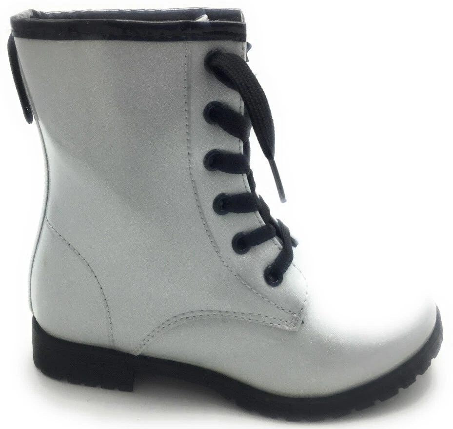 Niños Pequeños Bebés Niñas Combate Moda Cómodas Botas Zapatos Talla 9-13, 1-4 Foto 1 de 4