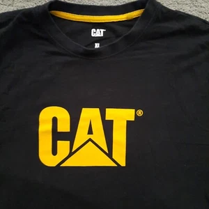 T-Shirt CAT Caterpillar Logo Schwarz Erwachsene XL Heavy Equipment Kurzarm - Bild 1 von 5