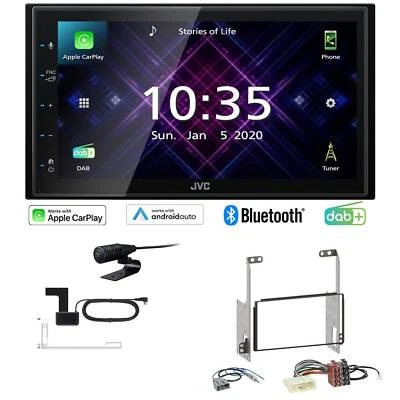 JVC Autoradio Apple CarPlay Android Auto DAB+ für Nissan X-Trail 2007-2014 - Bild 1 von 4