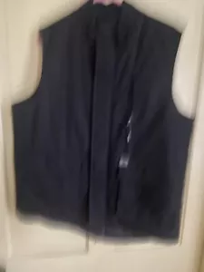 Wrangler Herren Weste Schwarz 1 Reißverschluss Brust & Druckknopfverschluss Taschen 3W1838L Gr. - Bild 1 von 12
