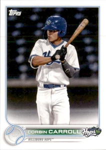 Topps Pro 2022 debut Corbin Carroll - Hillsboro Hops PD-73 - Imagen 1 de 2