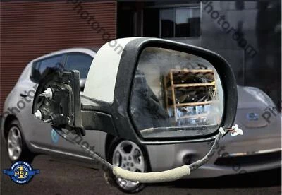 Nissan Leaf SL RH Passenger Power Door Mirror 2011 2012 Non Heated White QX1 - Image 1 of 4