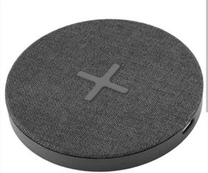 IKEA NORDMÄRKE Ladepad Ladestation 5W kabellos Wireless Charger schwarz - Zdjęcie 1 z 3