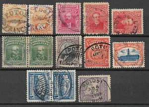 BOLIVIA 1878-1932 POTOSI cancels VF - Picture 1 of 1