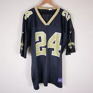vtg New Orleans Saints Mario Bates Jersey 90s Reebok NFL Adult 2XL 25.5x32.5 - Picture 1 of 13