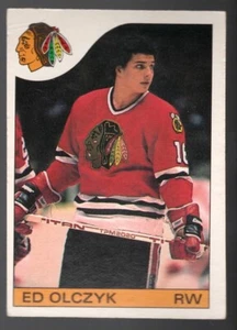 1985-86 Ed Olczyk O-Pee-Chee Hockey Rookie RC Blackhawks #86 - Picture 1 of 2