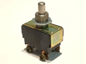 PUSH TO MAKE FOOT SWITCH HEAVY DUTY DOUBLE POLE BEST UK QUALITY ARROW blb60 - Picture 1 of 4