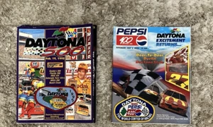 1995 Daytona/Pepsi NASCAR Collectible Magazines W/ Rare Patch (set of 2) - Picture 1 of 5