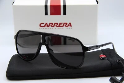 NEW CARRERA 1047/S 807M9 POLARIZED BLACK AUTHENTIC SUNGLASSES W/CASE 62-10 - Image 1 of 4