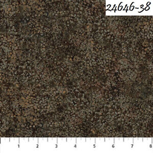 Spirited Horses Black-ish brown tonal 24646-38 Cotton Quilt fabric by Northcott