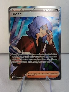 LUCIAN Ultra-rare Full Art Holo: Pokémon Twilight Masquerade - Picture 1 of 6