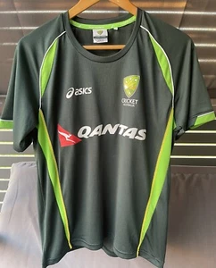 Official Cricket Australia Men’s Size Small ASICS Quantas Training Top - Picture 1 of 12