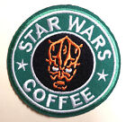STAR WARS Darth Maul Coffee Embroidered 3" Green Patch-USA Mailed- (SWPA-SB-03)