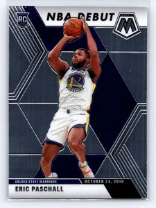 2019 Mosaic Eric Paschall Rookie NBA Debut #272 Warriors - Bild 1 von 2