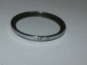 VINTAGE PAX 30mm UV SCREW IN CHROME METAL FILTER-FREE SHIPPING  - Picture 1 of 2